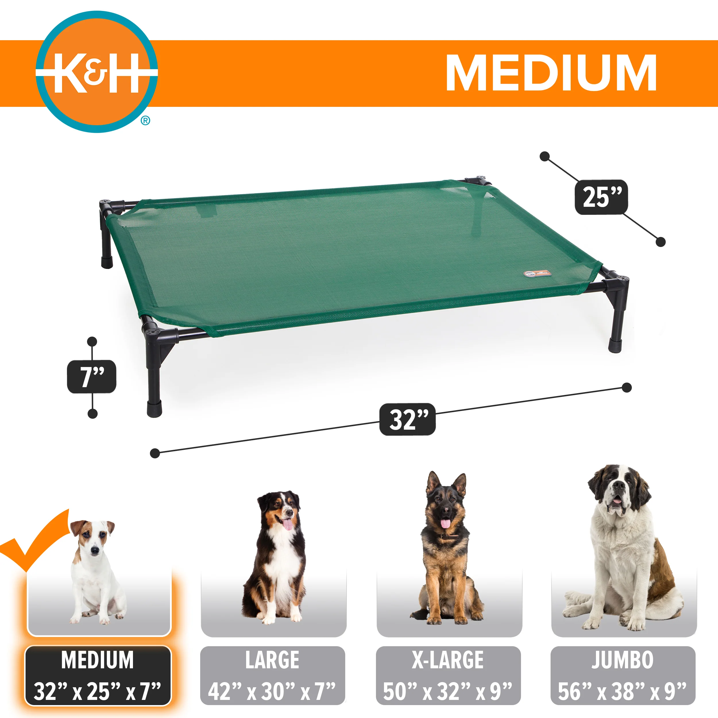 K&H All Season All Weather Dog Cot - Image 6