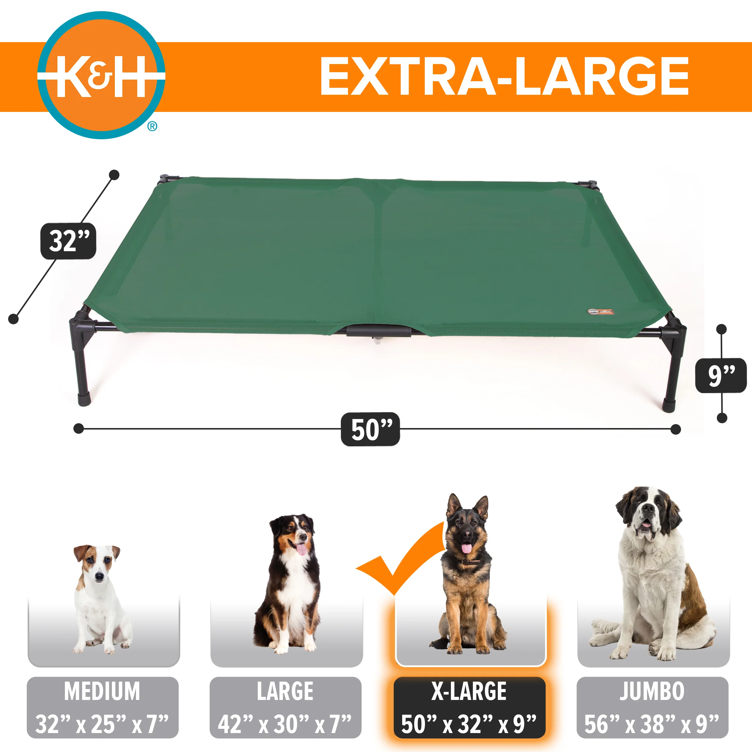 K&H All Season All Weather Dog Cot - Image 8