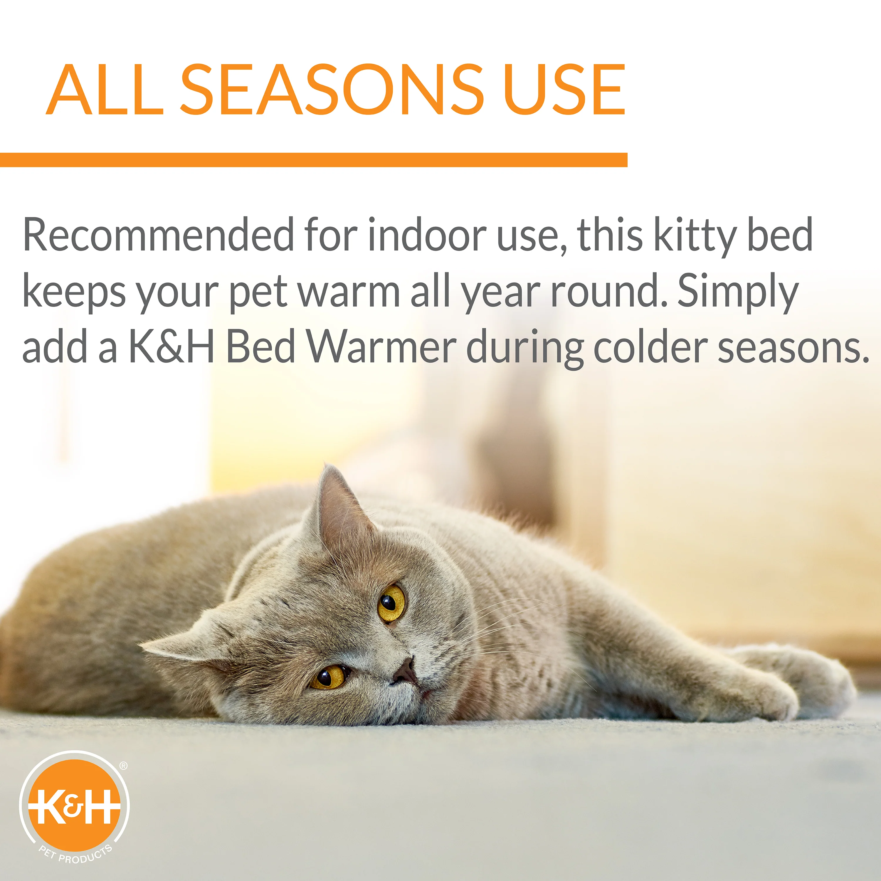 K&H Amazin' Thermo-Kitty Pad Heated Cat Bed - Image 3