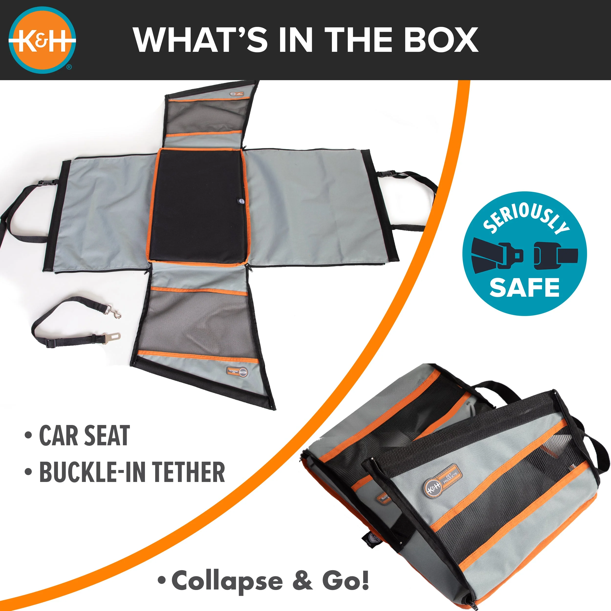 K&H Buckle n' Go Pet Seat - Image 5
