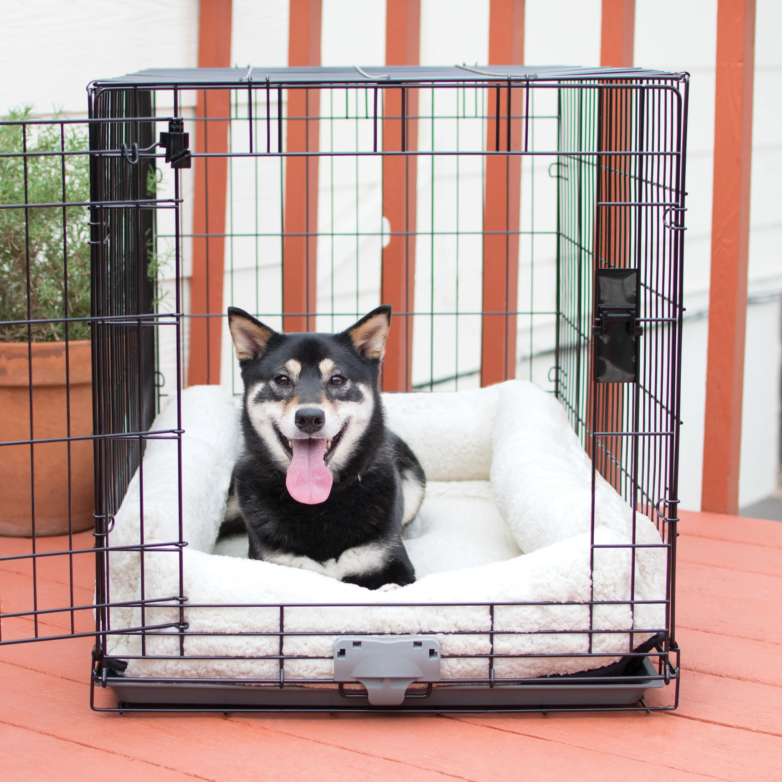 K&H Deluxe Bolster Crate Pad - Image 3