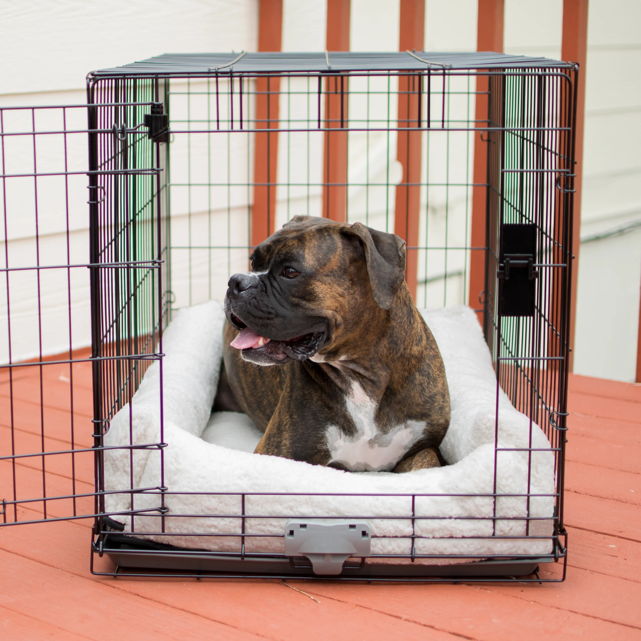 K&H Deluxe Bolster Crate Pad - Image 8