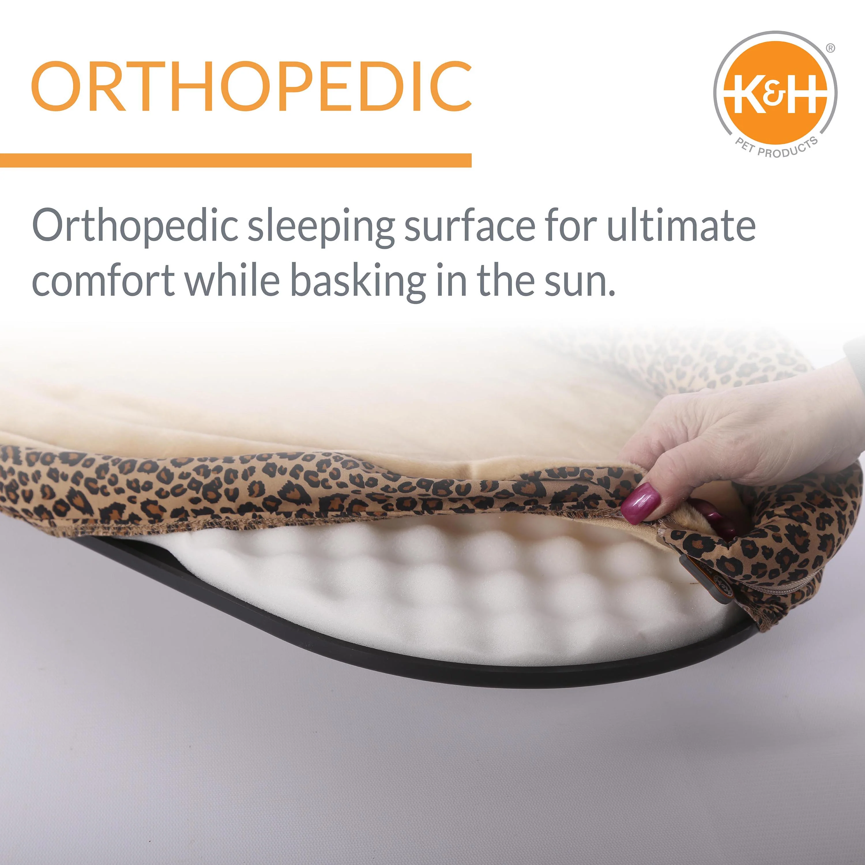 K&H Deluxe Kitty Sill with Bolster - Image 4