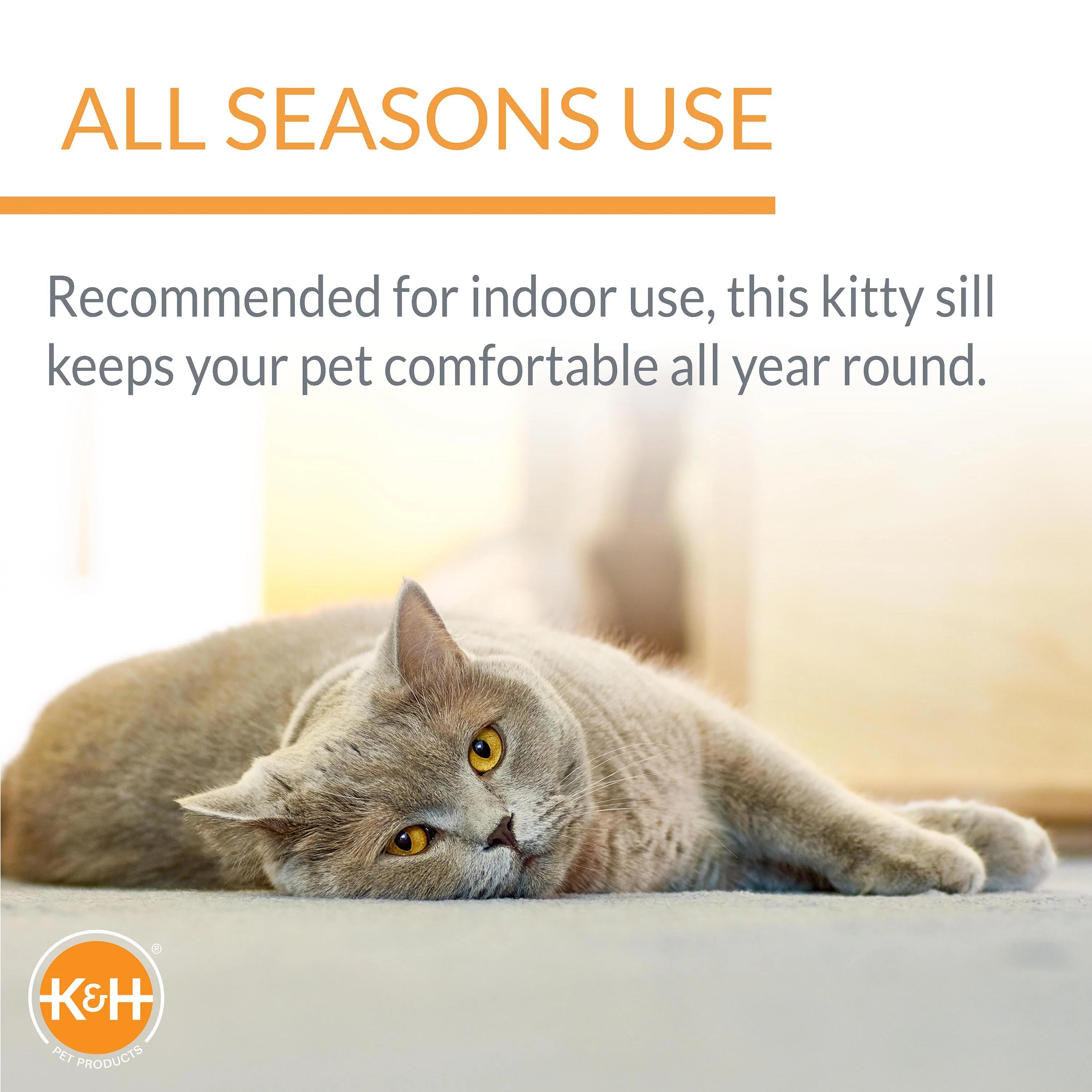 K&H Deluxe Kitty Sill with Bolster - Image 5