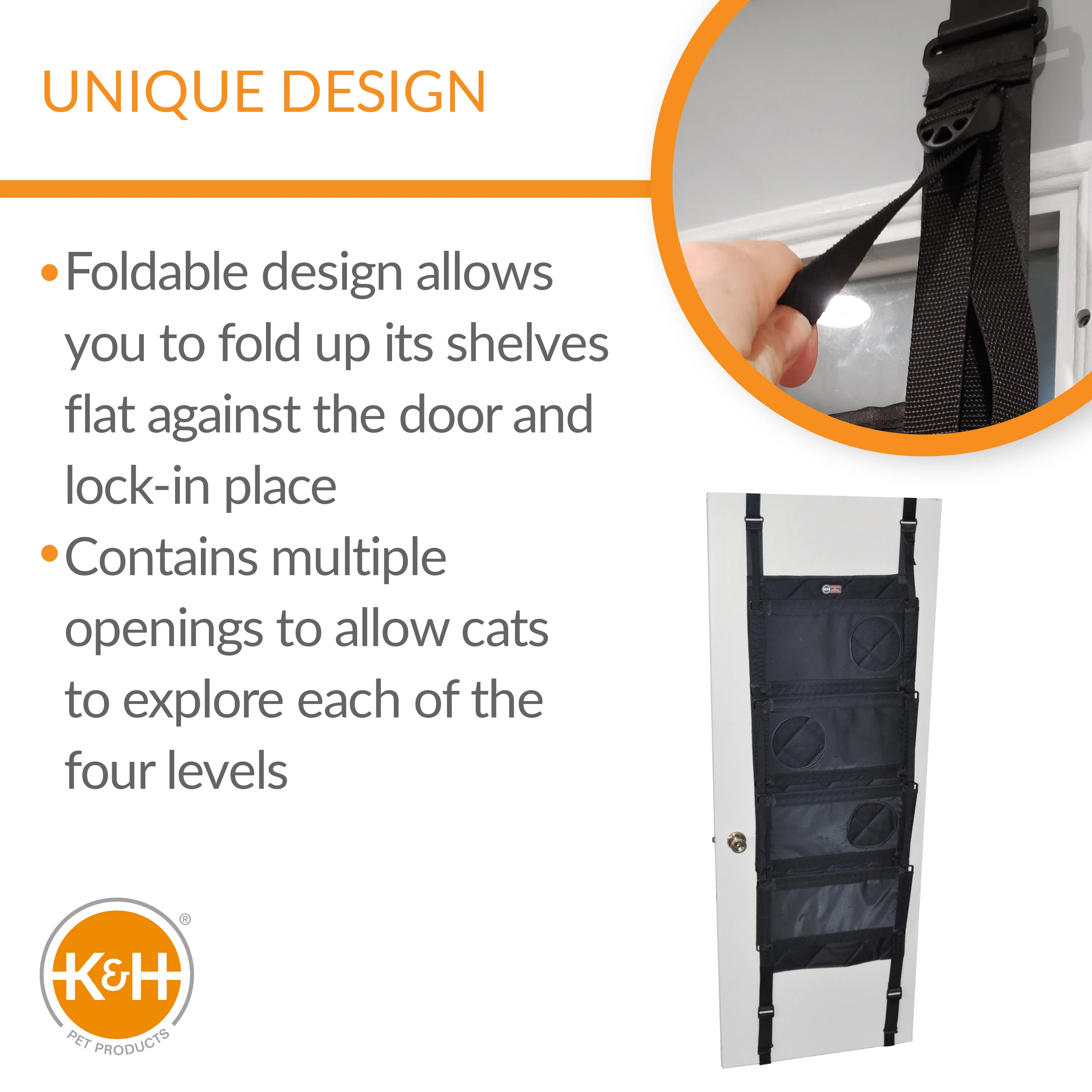 K&H Hangin' Cat Tree - 4 Story - Image 3