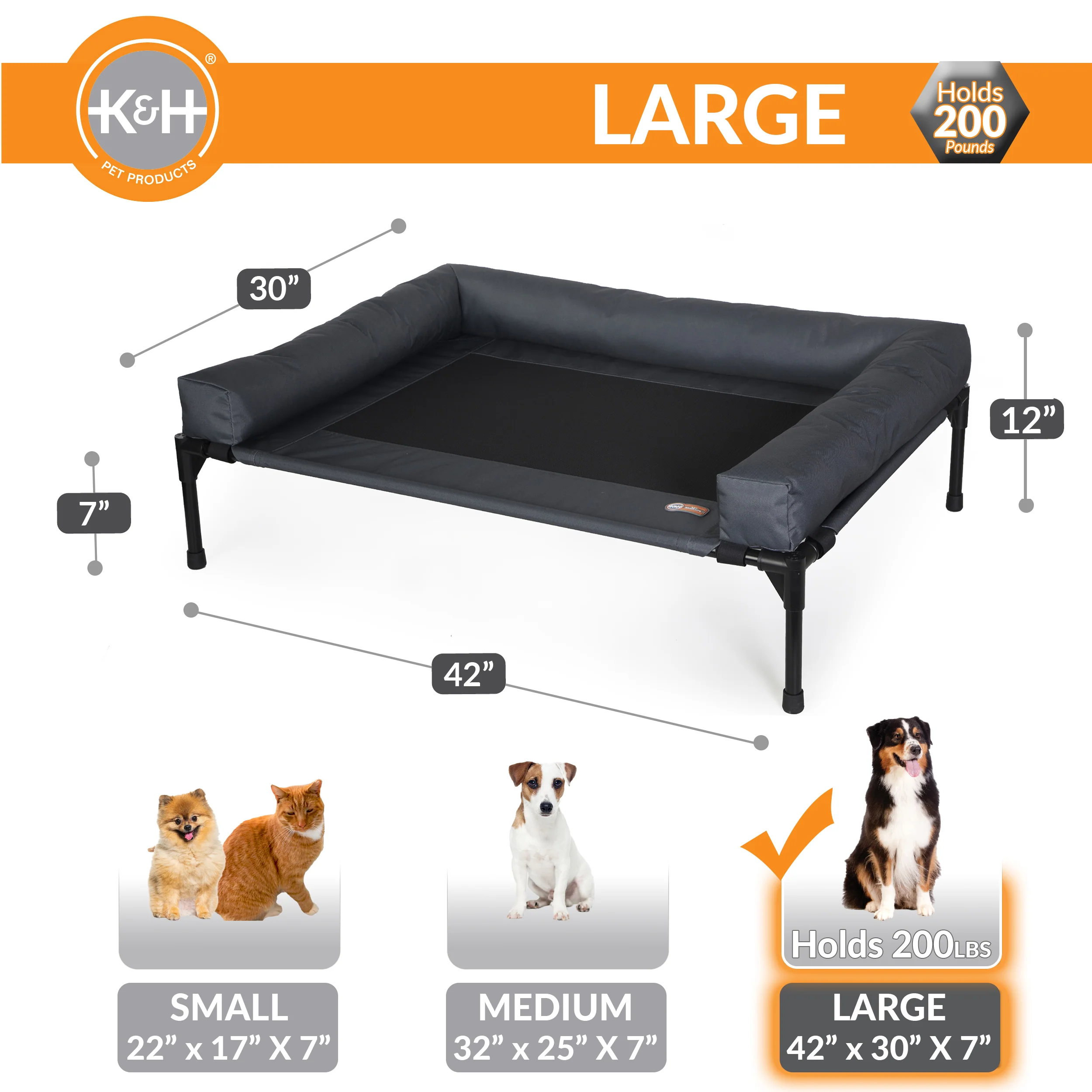 K&H Original Bolster Pet Cot - Image 7