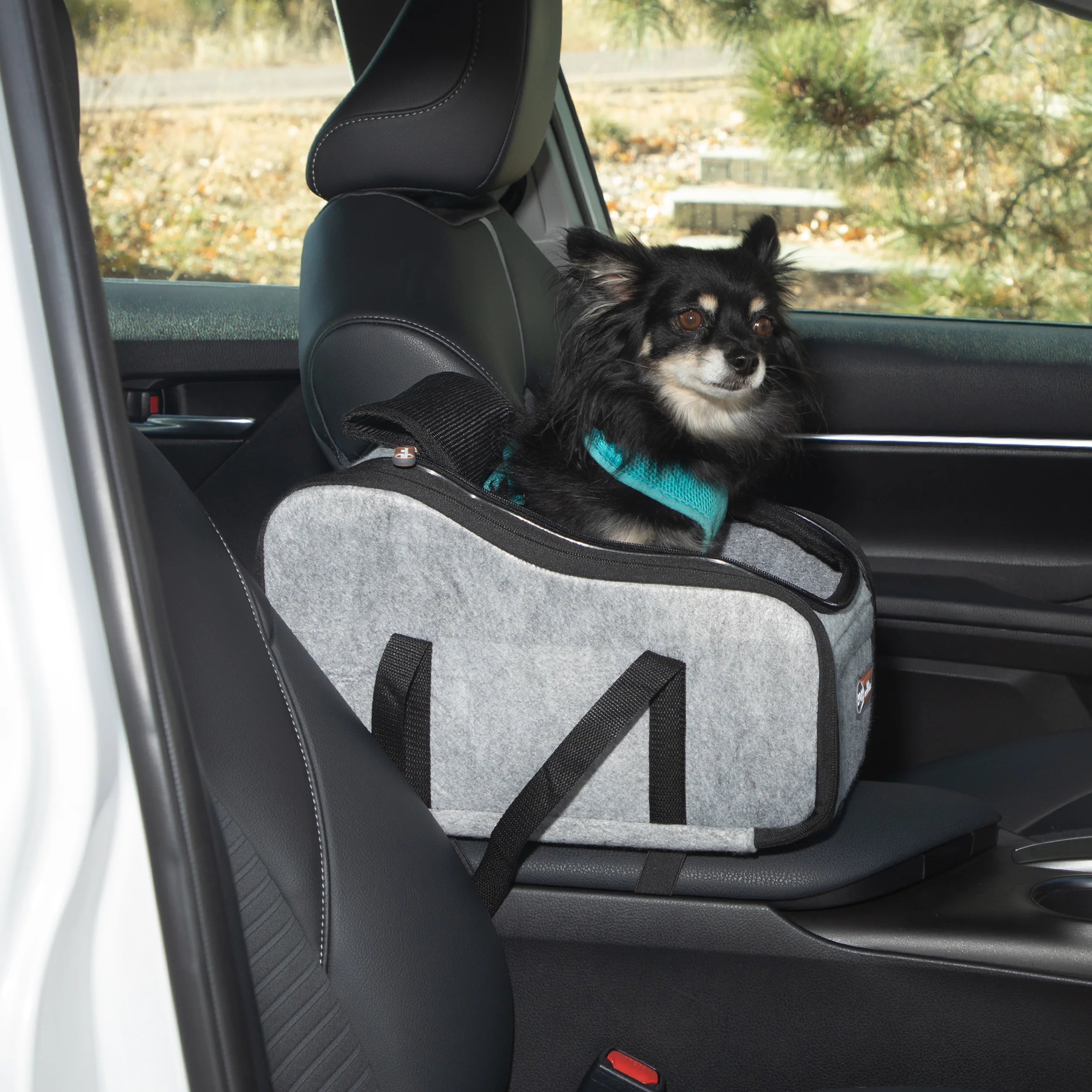 K&H Portable Pet Console Booster Dog Car Seat - Image 13
