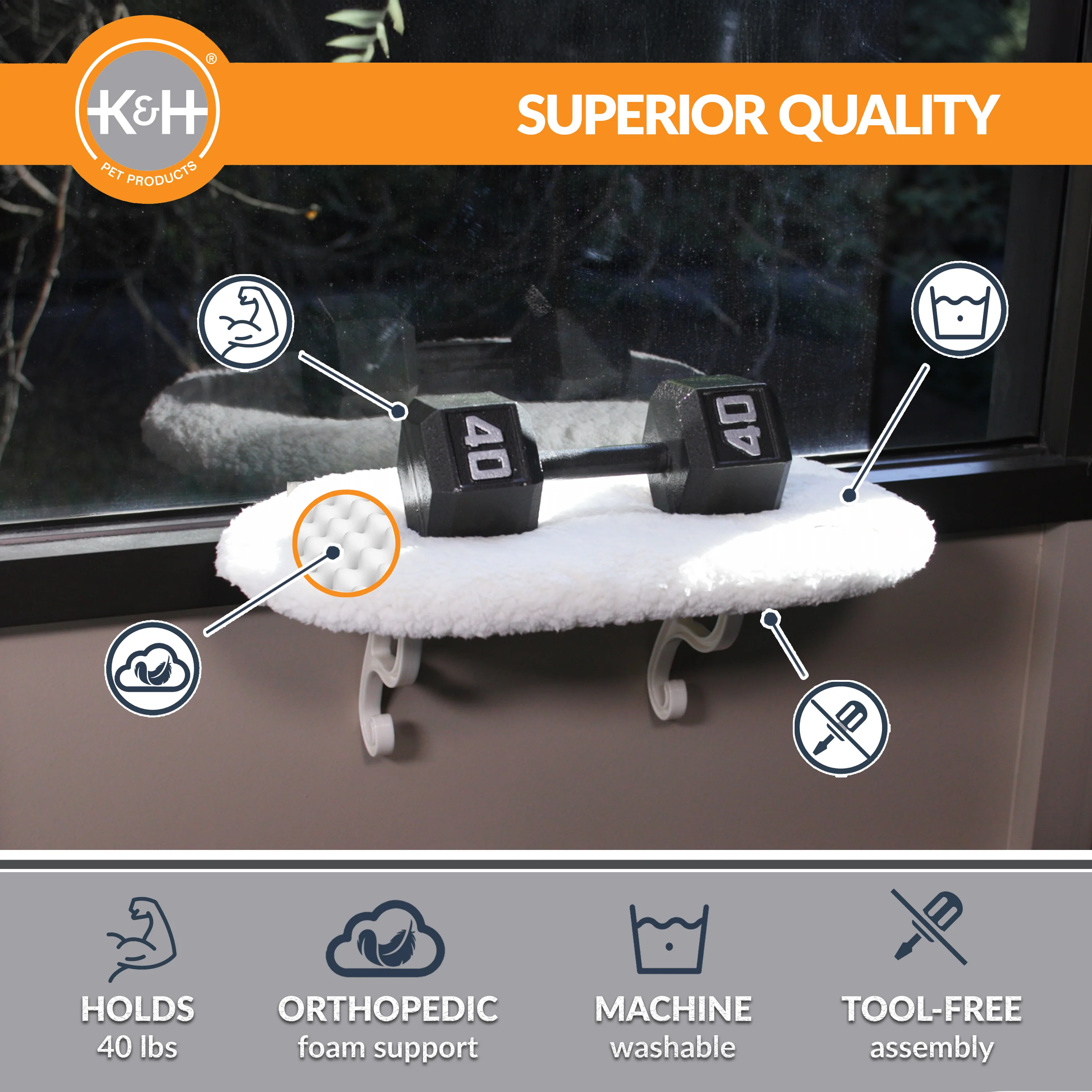 K&H Kitty Sill & Thermo-Kitty Sill - Image 6