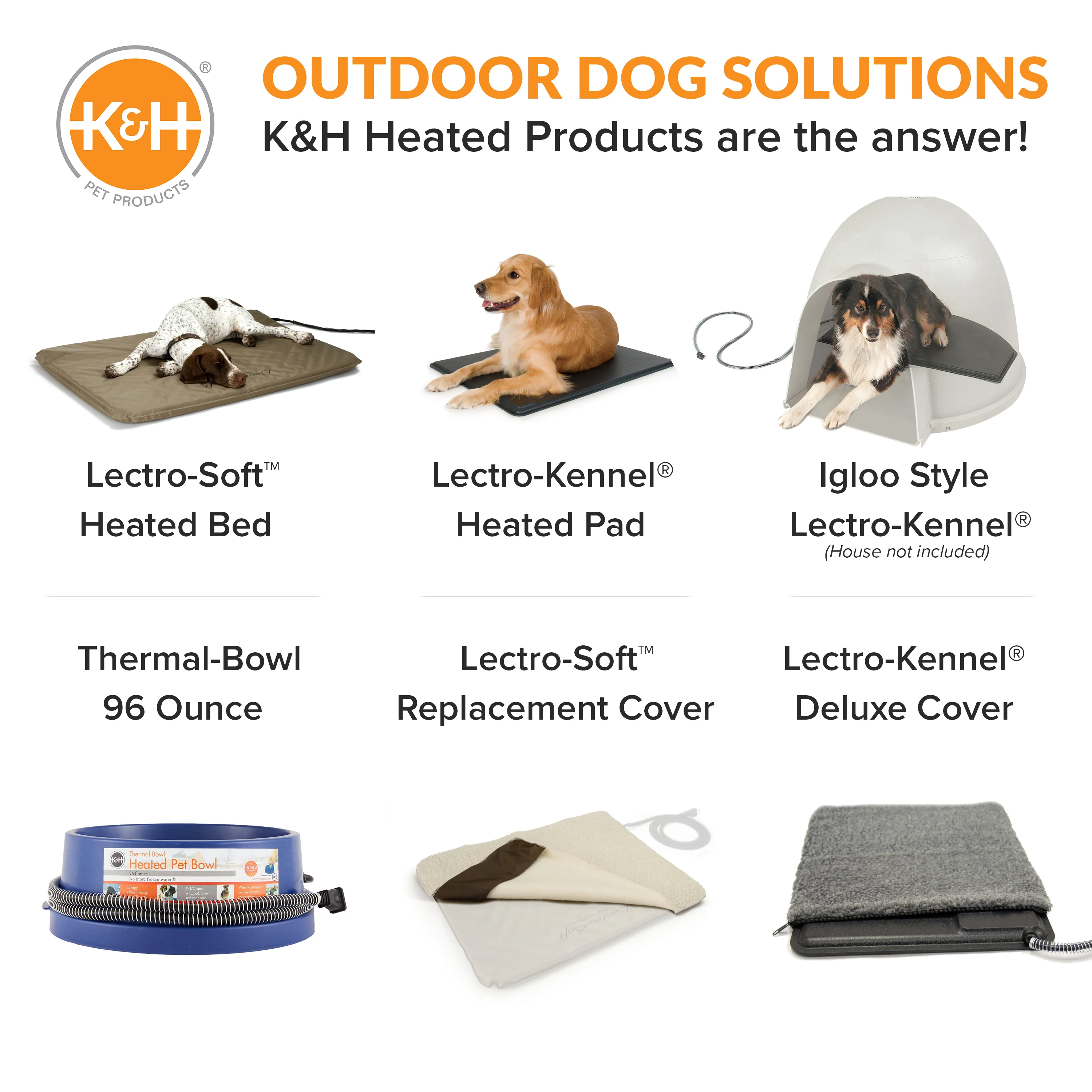 K&H Lectro-Kennel® Igloo-Style Outdoor Heated Pad - Image 7