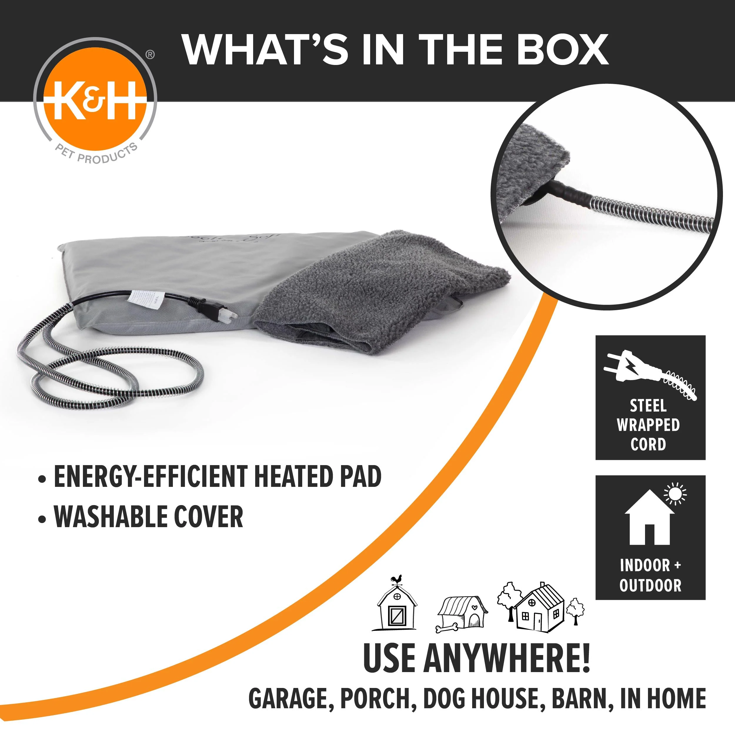 K&H Lectro-Soft™ Outdoor Heated Pet Bed - Image 7