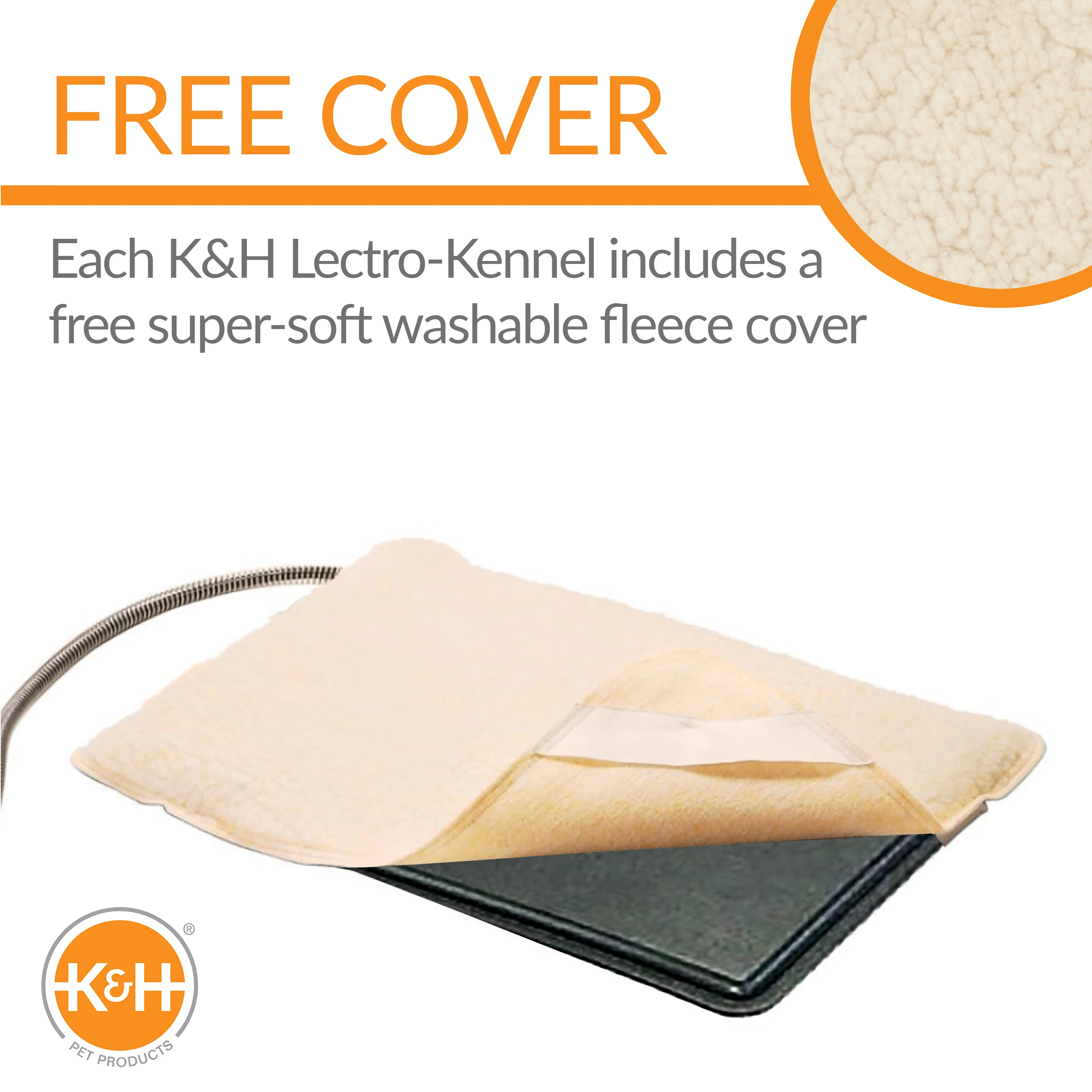 K&H Original Lectro-Kennel® Outdoor Heated Pet Pad - Image 3