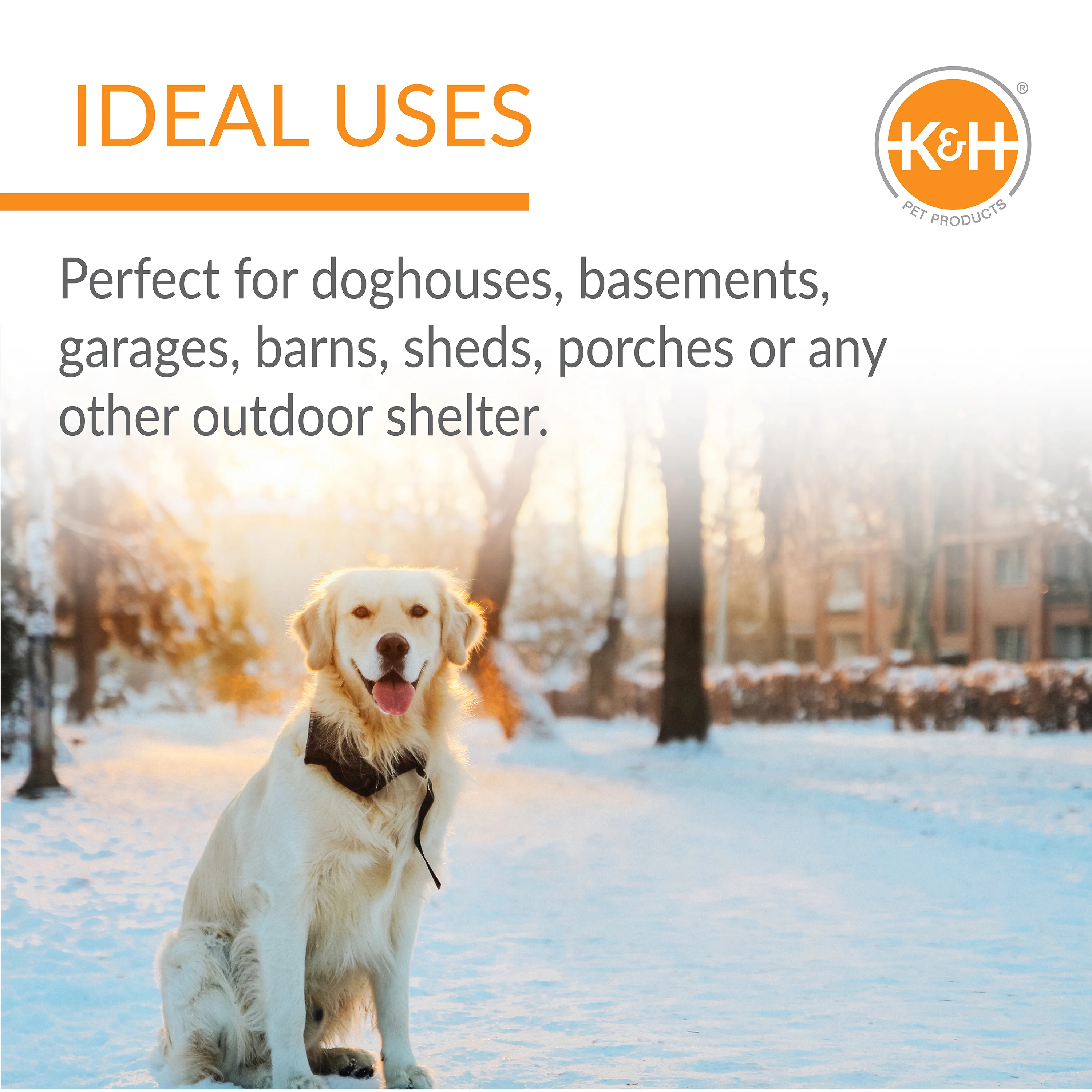 K&H Original Lectro-Kennel® Outdoor Heated Pet Pad - Image 7