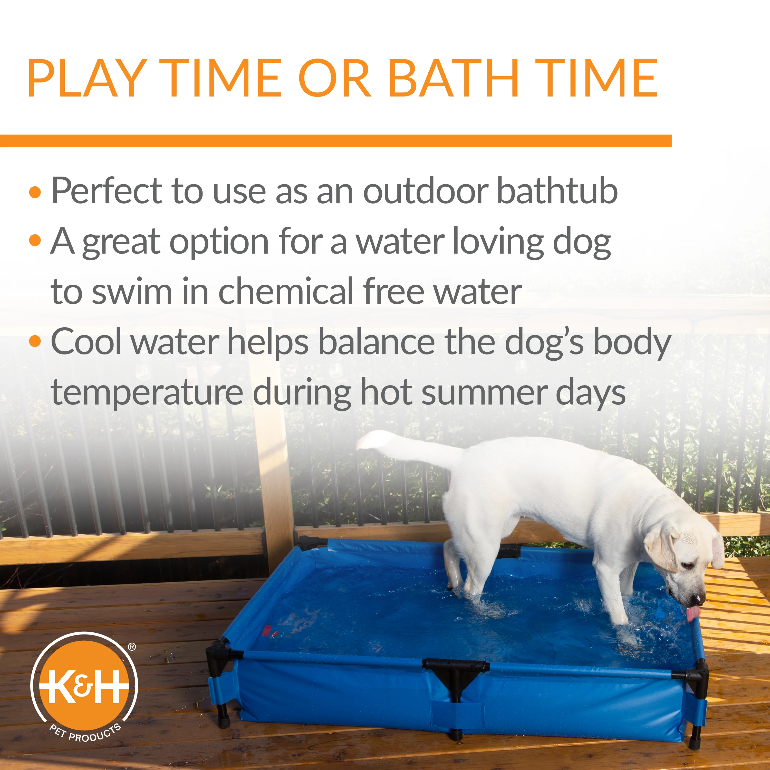K&H Dog Pool & Pet Bath - Image 3