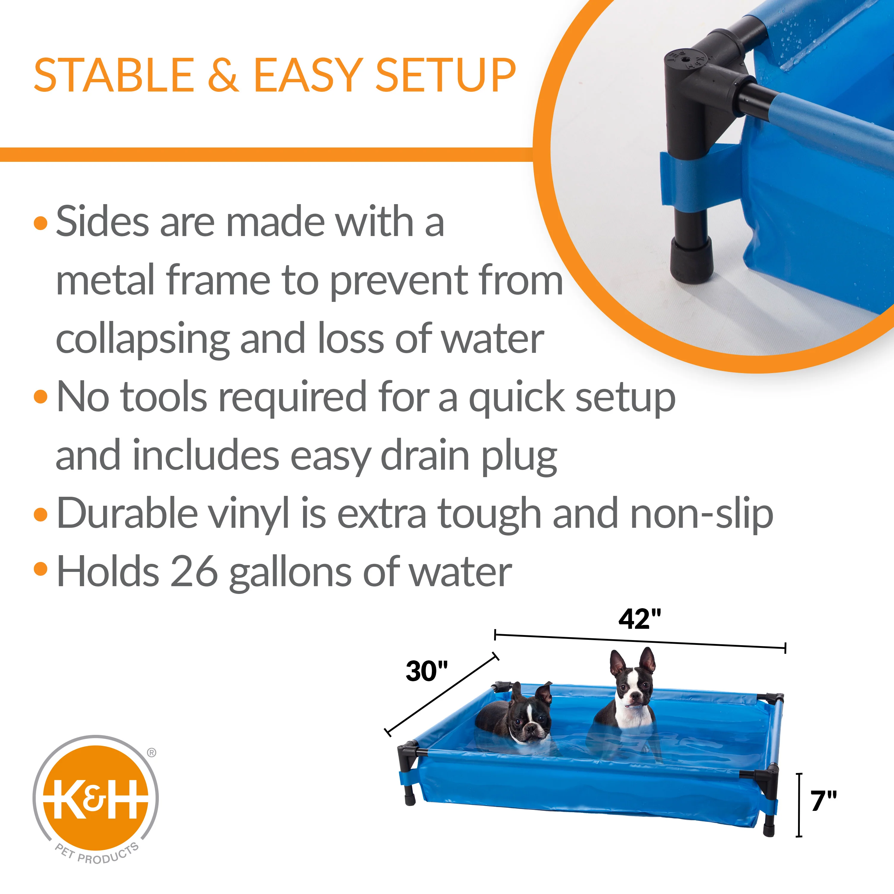 K&H Dog Pool & Pet Bath - Image 4