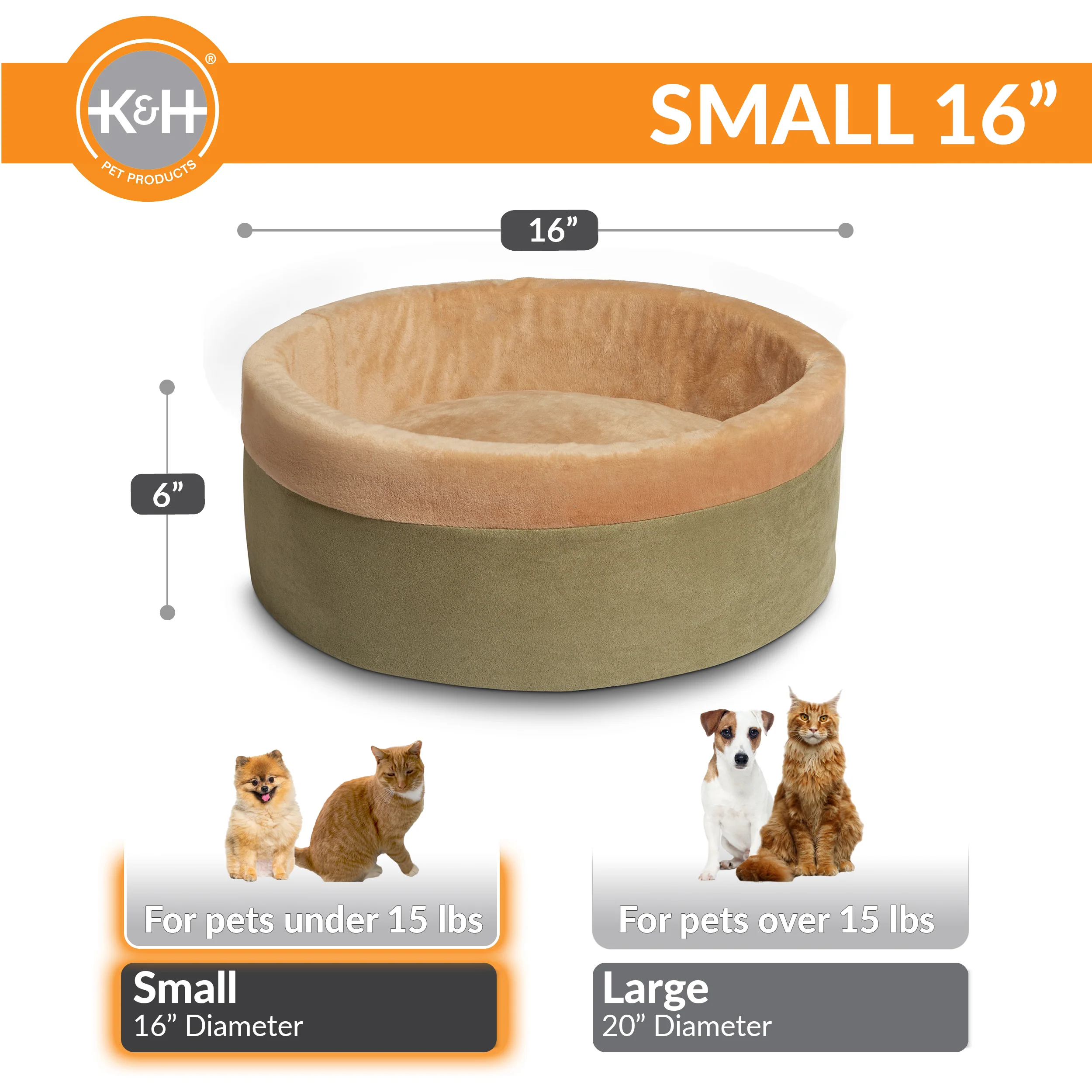 K&H Thermo-Kitty Bed Heated Cat Bed - Image 4