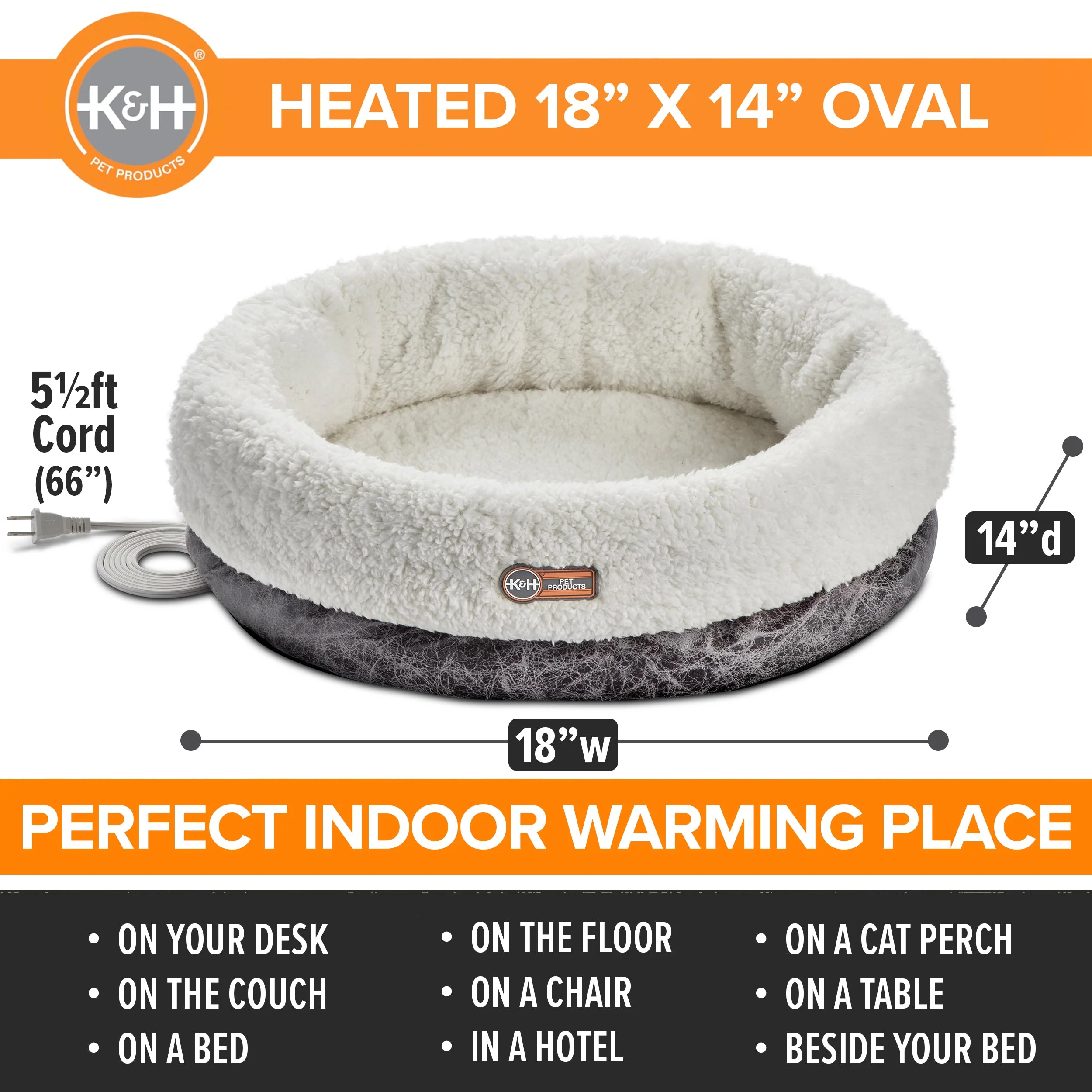K&H Thermo-Snuggle Cup Heated Cat Bed - Image 4