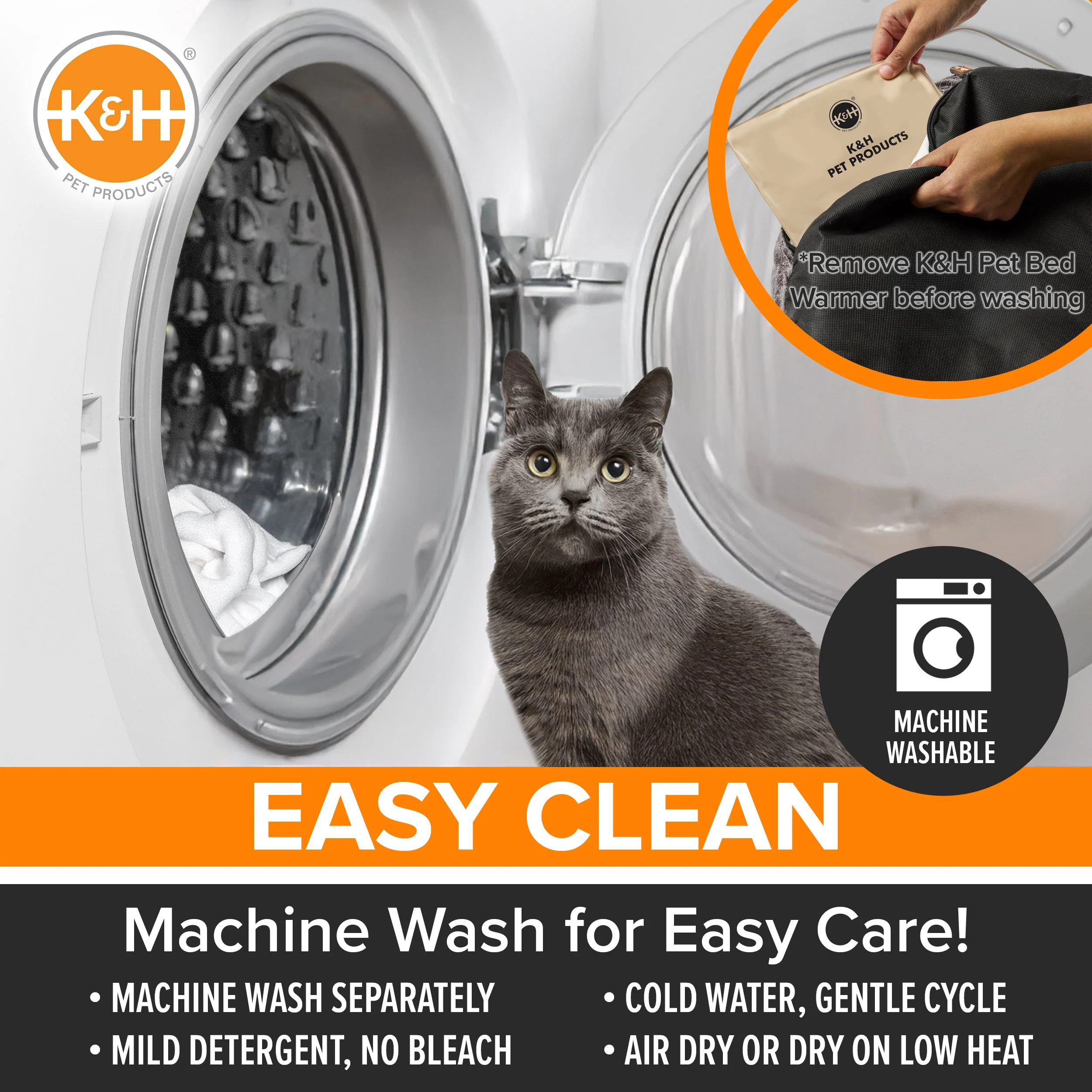 K&H Thermo-Snuggle Cup Heated Cat Bed - Image 7