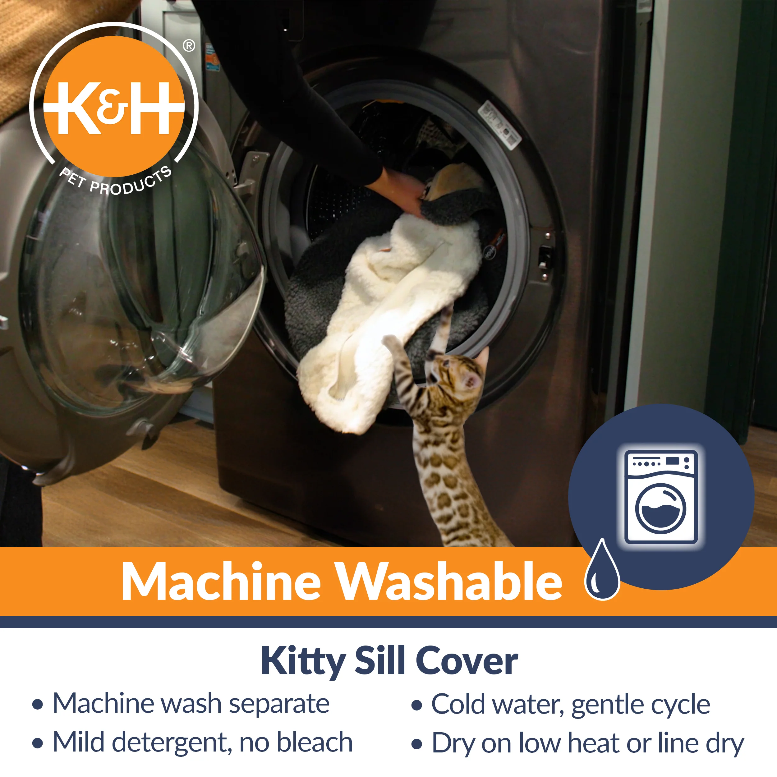 K&H Window Lounger Cat Perch with Cat Grass Grow Station - Image 6